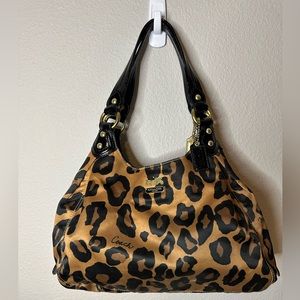 Coach Leopard Shoulder Bag